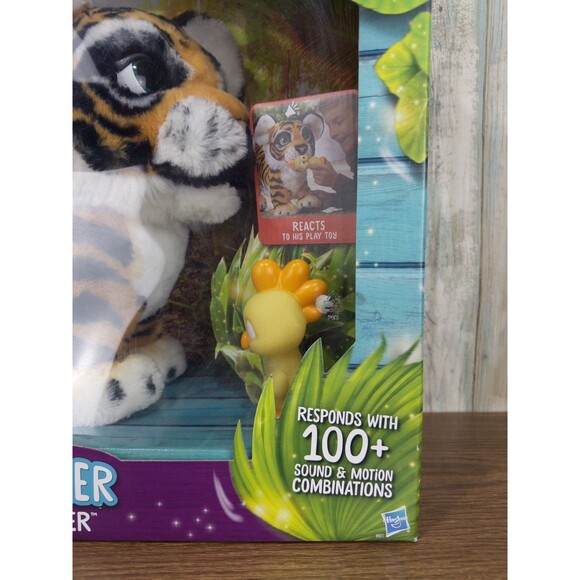 FurReal Roarin' Tyler Playful Tiger Interactive Plush 100+ Sounds New - Picture 4 of 9
